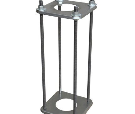 AlarmsysteemExpert.nl Mât pour caméra 4,5 m, gris anthracite, acier galvanisé, paratonnerre