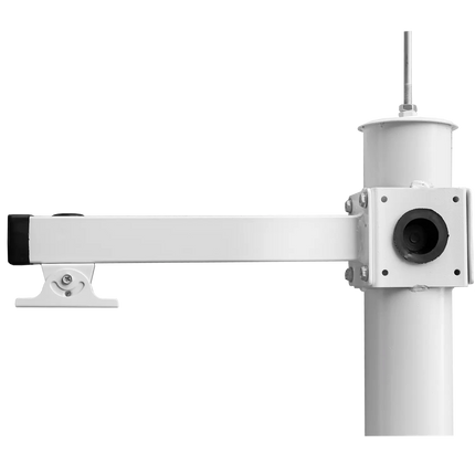 AlarmsysteemExpert.nl Camera Pole 4.5 m White, Galvanized Steel, Lightning Rod