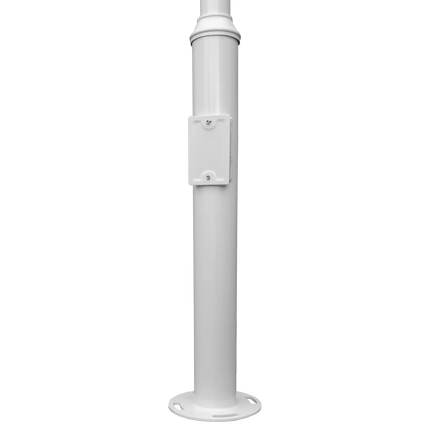 AlarmsysteemExpert.nl Camera Pole 4.5 m White, Galvanized Steel, Lightning Rod