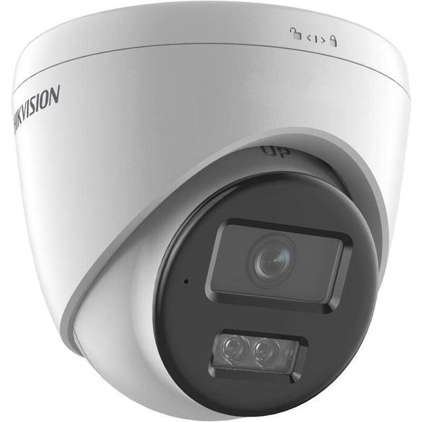 AlarmsysteemExpert.nl DS-2CD1383G2-LIU, 8MP/4K Turret Camera, Smart Hybrid Light, PoE, Micro SD slot, microfoon, slimme detectie