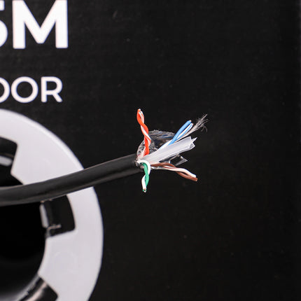 AlarmsysteemExpert.nl Netwerkkabel CAT6 UTP, 305 mtr, Solid aders CCA, Outdoor kabel