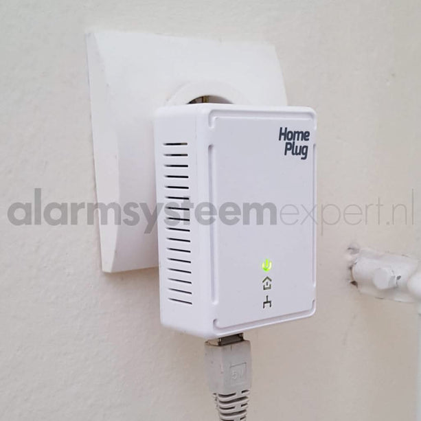 AlarmsysteemExpert.nl Powerline Adapterset 1200Mbps met PoE functie + Homeplug (3-phase)