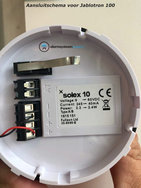 AlarmsysteemExpert.nl Professionele flitser, laag model. Oranje flitslicht