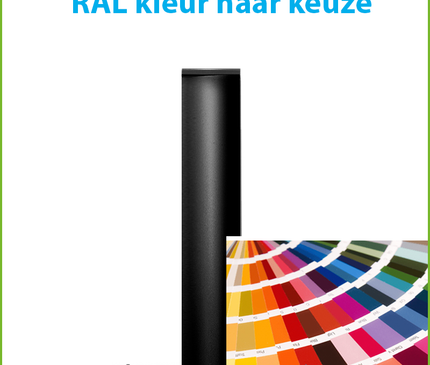 AlarmsysteemExpert.nl Ronde cameramast met kantelanker 5 meter Ø 90mm