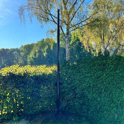 AlarmsysteemExpert.nl Vaste cameramast 4 meter verjongd met inspectieluik