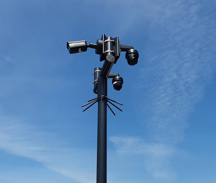 AlarmsysteemExpert.nl Vaste cameramast 5 meter verjongd met inspectieluik