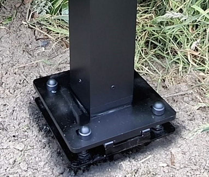 Alarm SystemExpert.nl Alarm SystemExpert.nl Square camera mast with tilt anchor 4 meters Black