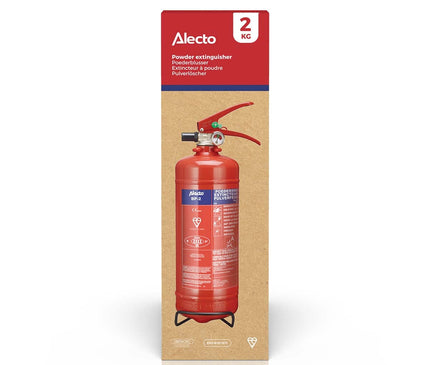 Alecto 2 kg BP-2 Powder Fire Extinguisher