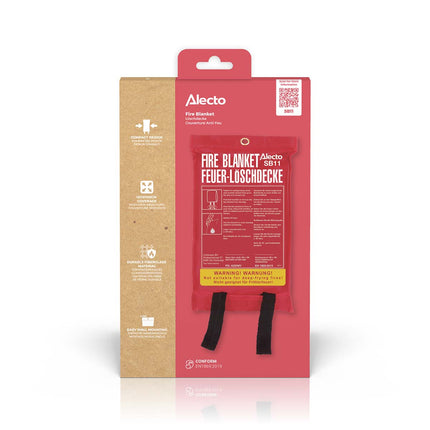 Alecto SB11 Fire Blanket, 100 x 100 cm