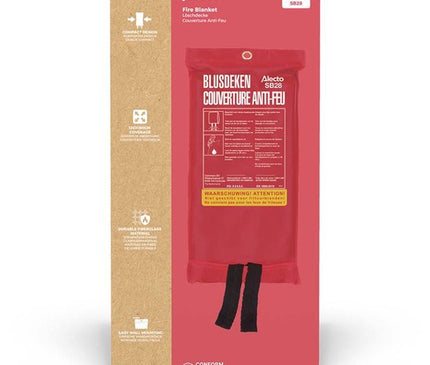 Alecto SB28 Fire Blanket, 120 x 180 cm (unfolded)