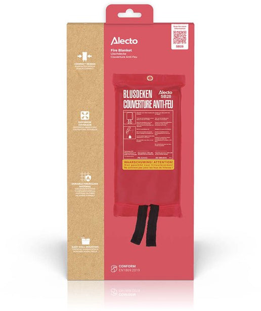 Alecto SB28 Löschdecke, 120 x 180 cm (ausgebreitet)