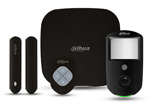 Dahua Dahua ART-ARC3800H-03-CAM-FW2(868) Wireless Alarm Kit Black, with Hub 2, WiFi/LAN and PIRcam