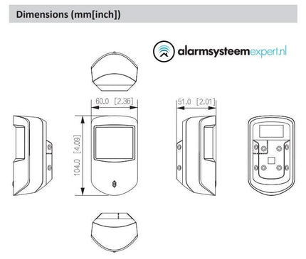Dahua Dahua DHI-ARD1233-W2, Wireless PIR Detector