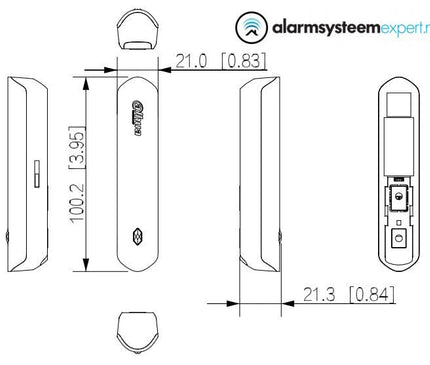 Dahua Dahua Airshield DHI-ARD323-W2(868), Magneetcontact Draadloos