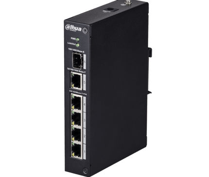 Dahua Dahua DH-PFS3106-4ET-60, 4xPoE ports, 1x Uplink 1x SFP port Gigabit