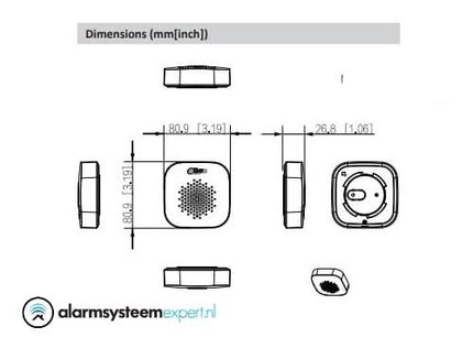 Dahua Dahua DHI-ARA12-W2(868) Draadloze Binnen Sirene