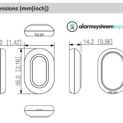 Dahua Dahua DHI-ARD821-W2(868) Bouton de panique sans fil