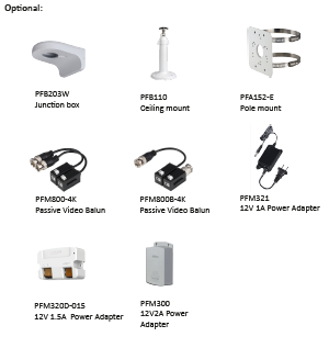 Dahua Dahua HAC-EW2501 5MP, HDCVI, WDR Fisheye Camera, microphone