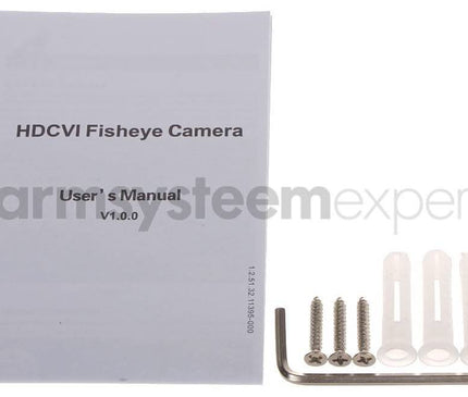 Dahua Dahua HAC-EW2501 5MP, HDCVI, WDR Fisheye Camera, microphone