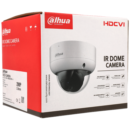 Dahua Dahua HAC-HDBW1200EA-A, HDCVI 2MP 2.8mm Full HD Dome camera