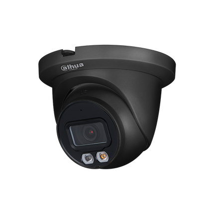 Dahua IPC-HDW2449TM-S-IL 4Mp 2.8mm H.265 Smart Dual Light Full Color, PoE Noir