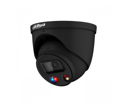 Alarm SystemExpert.co.uk IPC-HDW3449HP-AS-PV 4MP TiOC Turret Full-Color Black