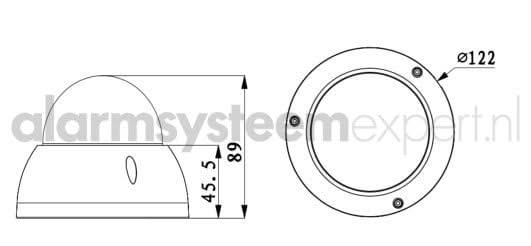 Dahua Dahua IPC-SD22404DB-GNY, 4 Megapixel Mini PTZ PoE Dome
