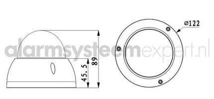 Dahua Dahua IPC-SD22404DB-GNY, 4 Megapixel Mini PTZ PoE Dome
