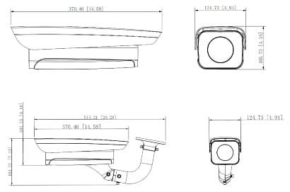 Dahua Dahua ITC237-PW6M-IRLZF1050-B 2MP WDR D/N 5-50mm Varifocal Lens incl. Mounting Bracket