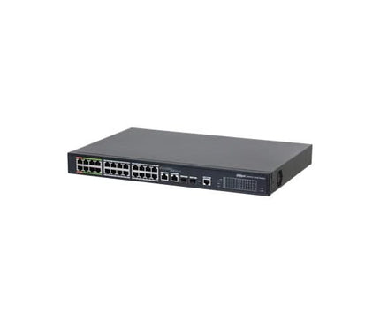 Dahua Dahua LR2226-24-ET-360-V2, 24x PoE Switch met 8 EPoE poorten (360W)