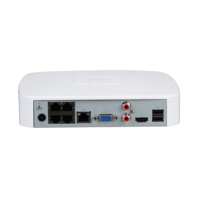 Dahua Dahua NVR2104-P-4KS3 Lite Series, 1x LAN 4x PoE Convient pour 4 caméras IP