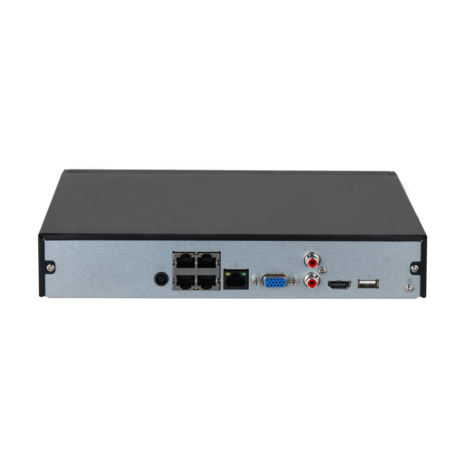 Dahua Dahua NVR2104HS-P-4KS3, 4-Kanal Kompakt-NVR, Ultra HD, PoE