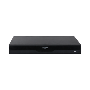 Dahua Dahua NVR4204-P-EI, 4x PoE, 2x SATA, ohne Speicher, max 4 IP-Kameras Schwarz