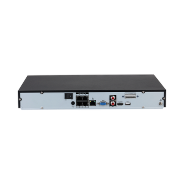 Dahua Dahua NVR4204-P-EI, 4x PoE, 2x SATA, ohne Speicher, max 4 IP-Kameras Schwarz