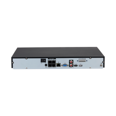 Dahua Dahua NVR4204-P-EI, 4x PoE, 2x SATA, ohne Speicher, max 4 IP-Kameras Schwarz