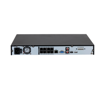 Dahua Dahua NVR4208-8P-EI, 8x PoE, ohne Speicher, geeignet für 8 IP-Kameras