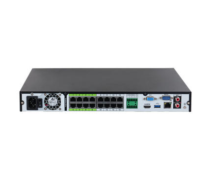 Dahua Dahua NVR5216-16P-EI, 16x PoE, ohne Speicher, geeignet für 16 IP-Kameras
