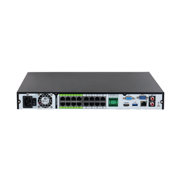 Dahua Dahua NVR5216-16P-EI, 16x PoE, sans stockage, pour 16 caméras IP