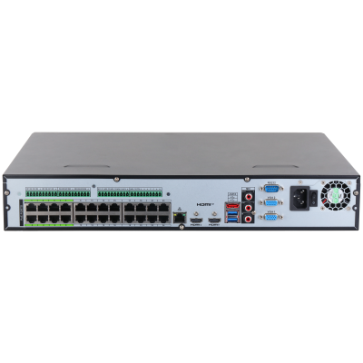 Dahua Dahua NVR5424-24P-EI, 24x PoE, ohne Speicher, geeignet für 24 IP-Kameras