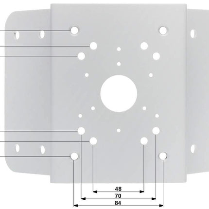Dahua Dahua PFA151-B zwart hoekbeugel