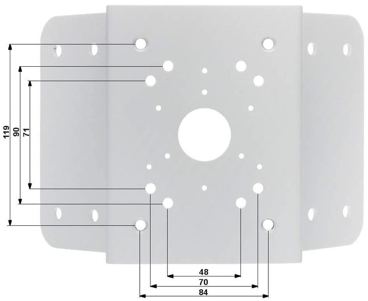 Dahua Dahua PFA151-B zwart hoekbeugel