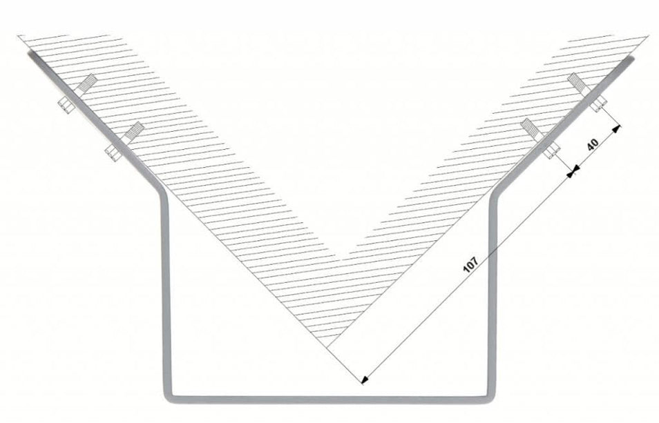 Dahua Dahua PFA151-B zwart hoekbeugel