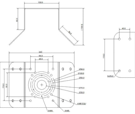 Dahua Dahua PFA151 angle bracket