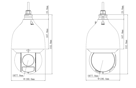 Dahua Dahua SD5A445GB-HNR WizSense serie, autotracking, 4MP Starlight 45x optische zoom IP PTZ Camera