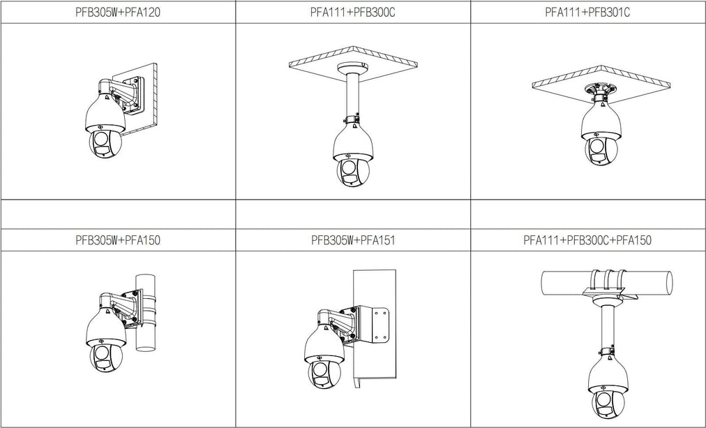 Dahua Dahua SD5A825GA-HNR 8MP Starlight PTZ Wizsense, autotracking,  25x optische zoom, incl. steun en voeding