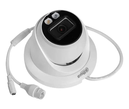 Dahua Dahua Set 3x Turret 8MP 4K Voll-Farbe + Recorder & Verkabelung