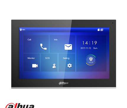 Dahua Dahua VTH5441G Innenstation, 10-Zoll-Touchscreen, Full HD, interner Speicher 8GB SD, SIP, PoE