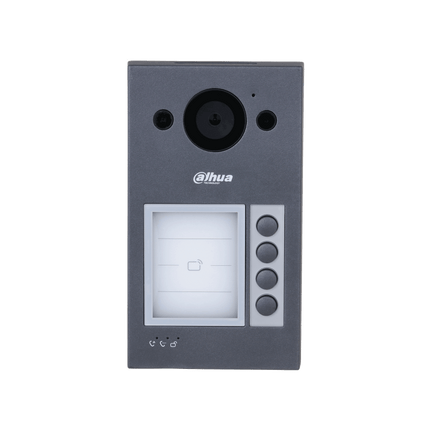 Dahua Dahua VTO3311Q-WP, Video Intercom 4 Button Outpost PoE and WiFi with Proximity