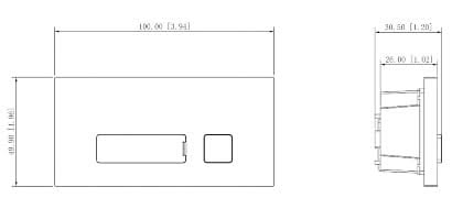 Dahua Dahua VTO4202F-MB1 Enkelvoudige beldrukker