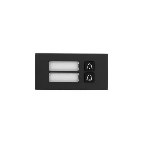Dahua Dahua VTO4202FB-MB2 2-gang bell push button Black